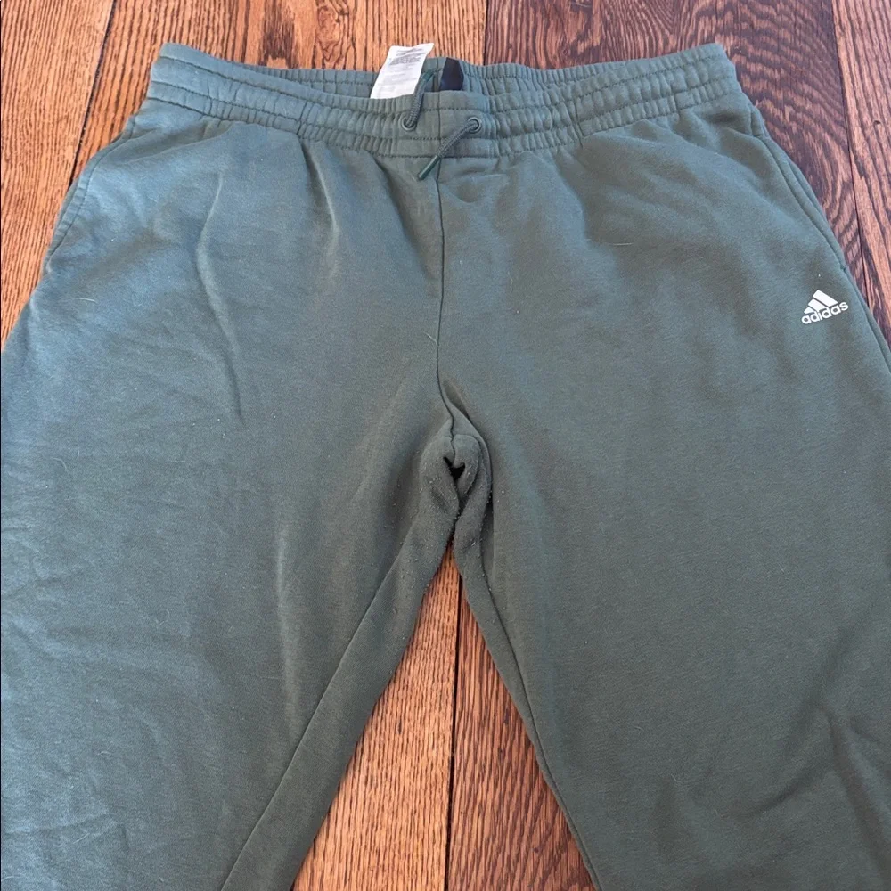 adidas Green Track Pants Joggers - Picture 2 of 5